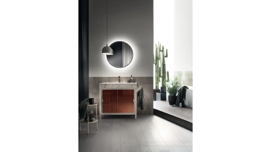 Mobile da Bagno Mistfits Bathroom in Metallo e Vetro di Scavolini Bathrooms