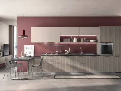 Cucina Moderna con penisola Piana DM0656 di Imab