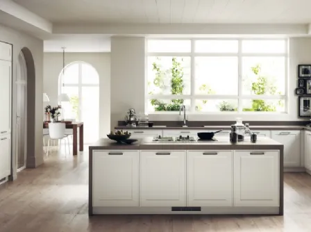 Cucina su misura Favilla Bianco Prestige di Scavolini